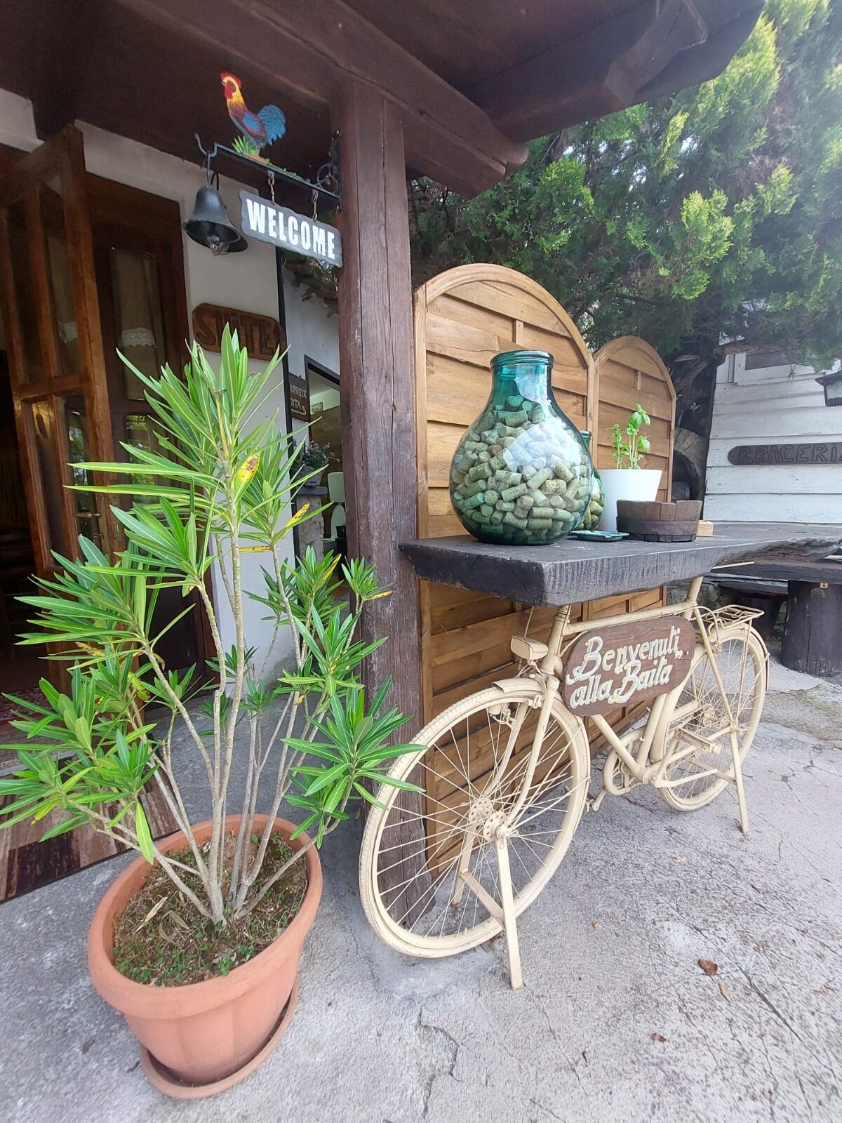Benvenuti alla Baita – bicicletta decorativa